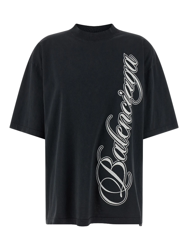Black Cotton T-Shirt