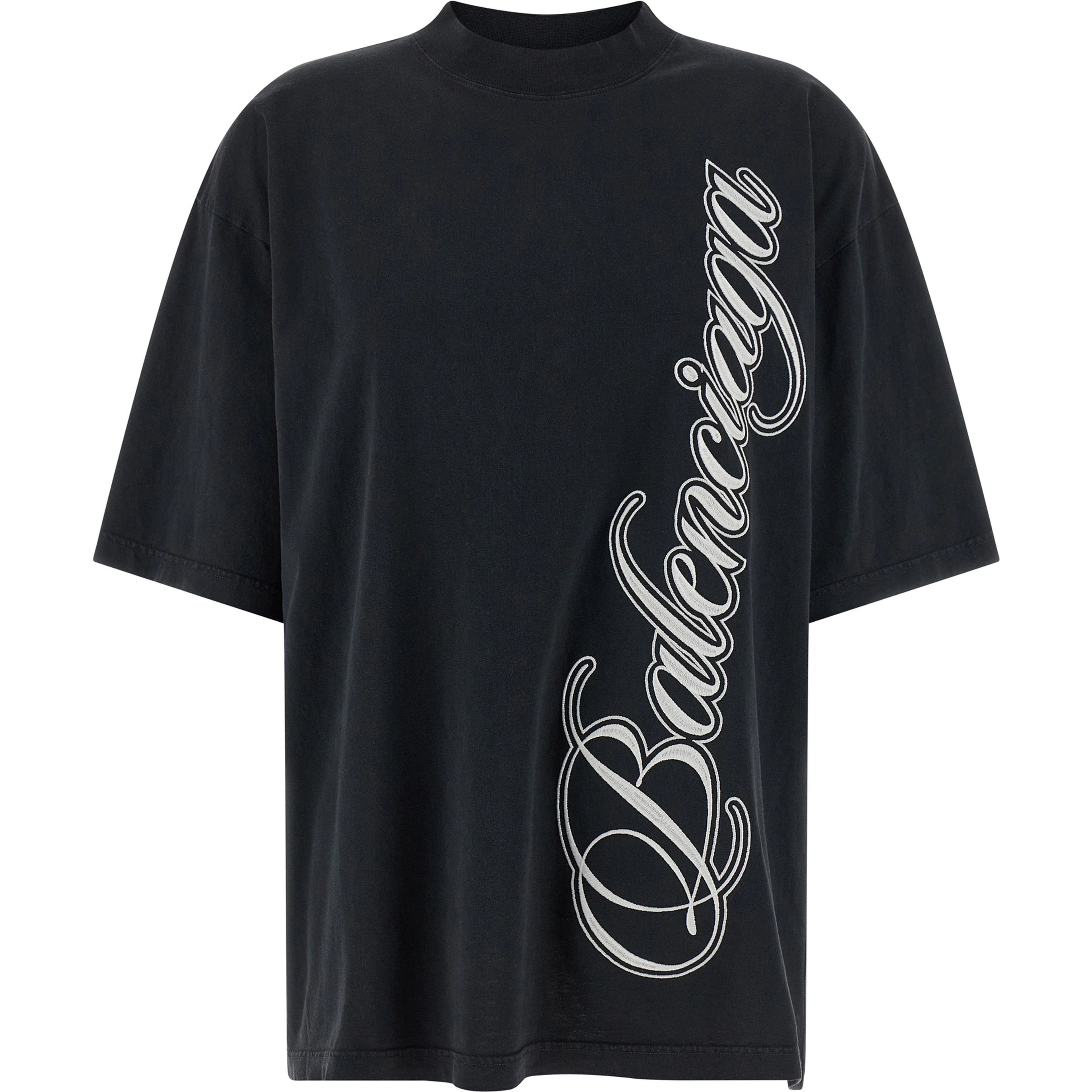 Black Cotton T-Shirt