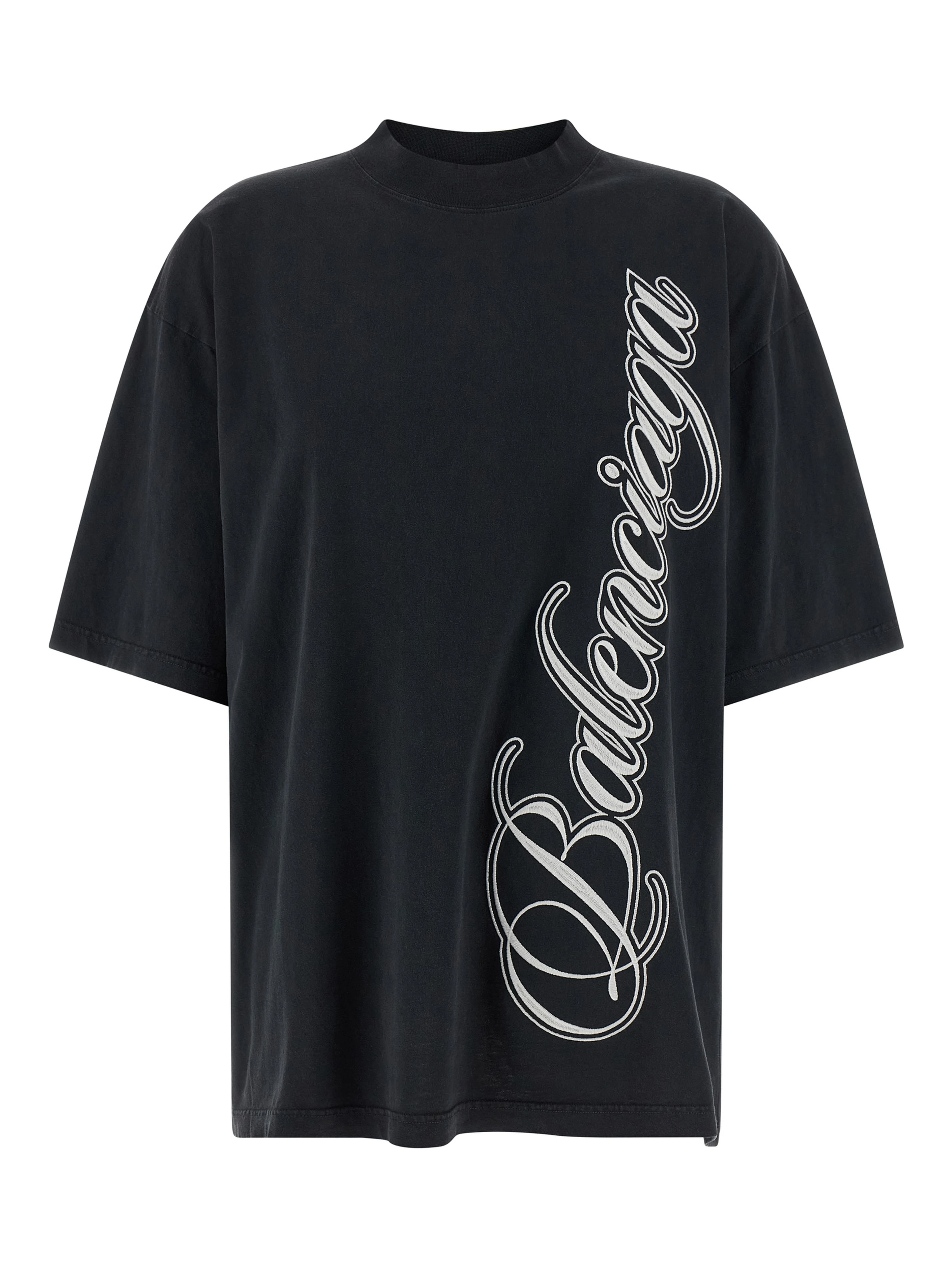 Black Cotton T-Shirt