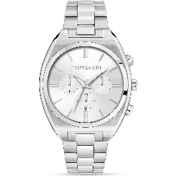 Gray Stainless Steel Bracelet Watch