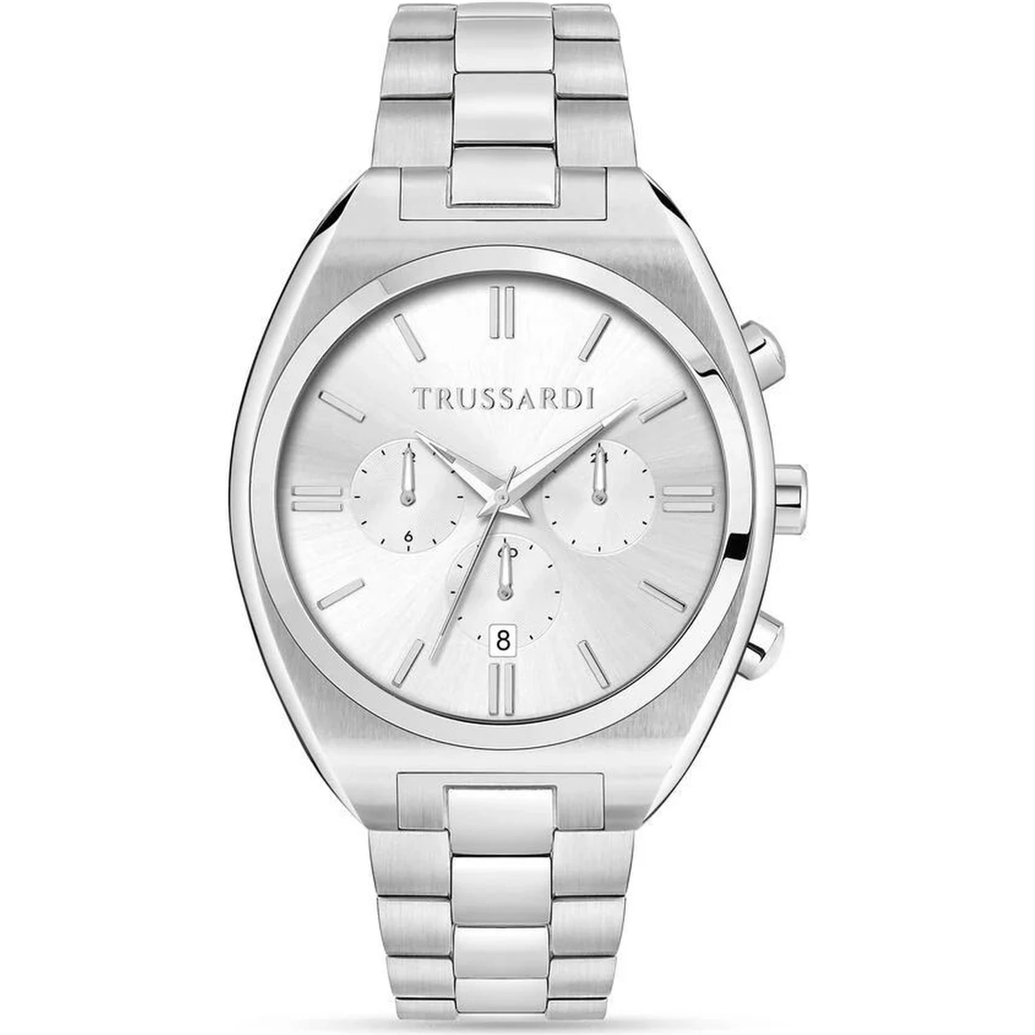 Gray Stainless Steel Bracelet Watch
