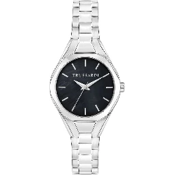 Gray Stainless Steel Bracelet Watch