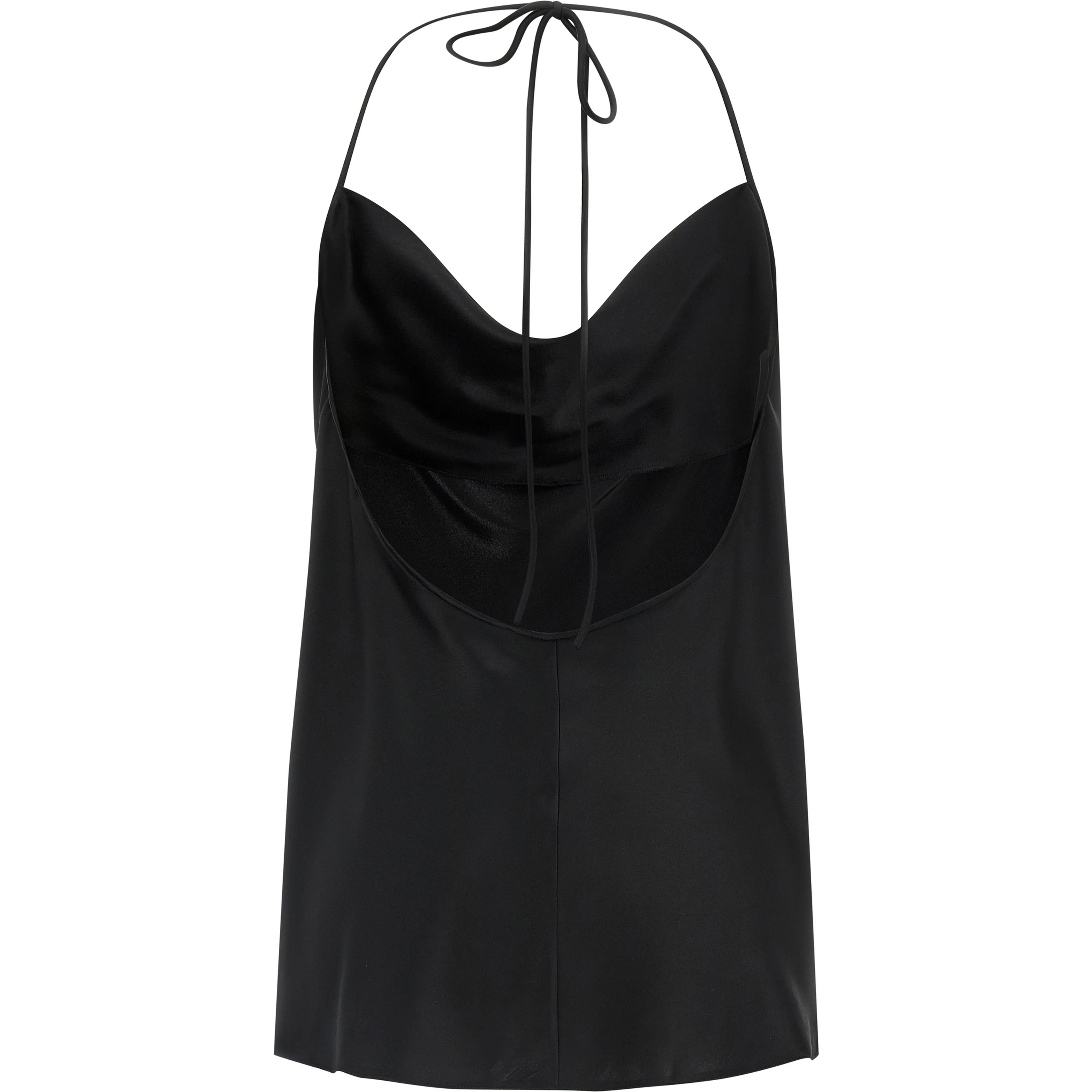 Black Silk Tank Tops