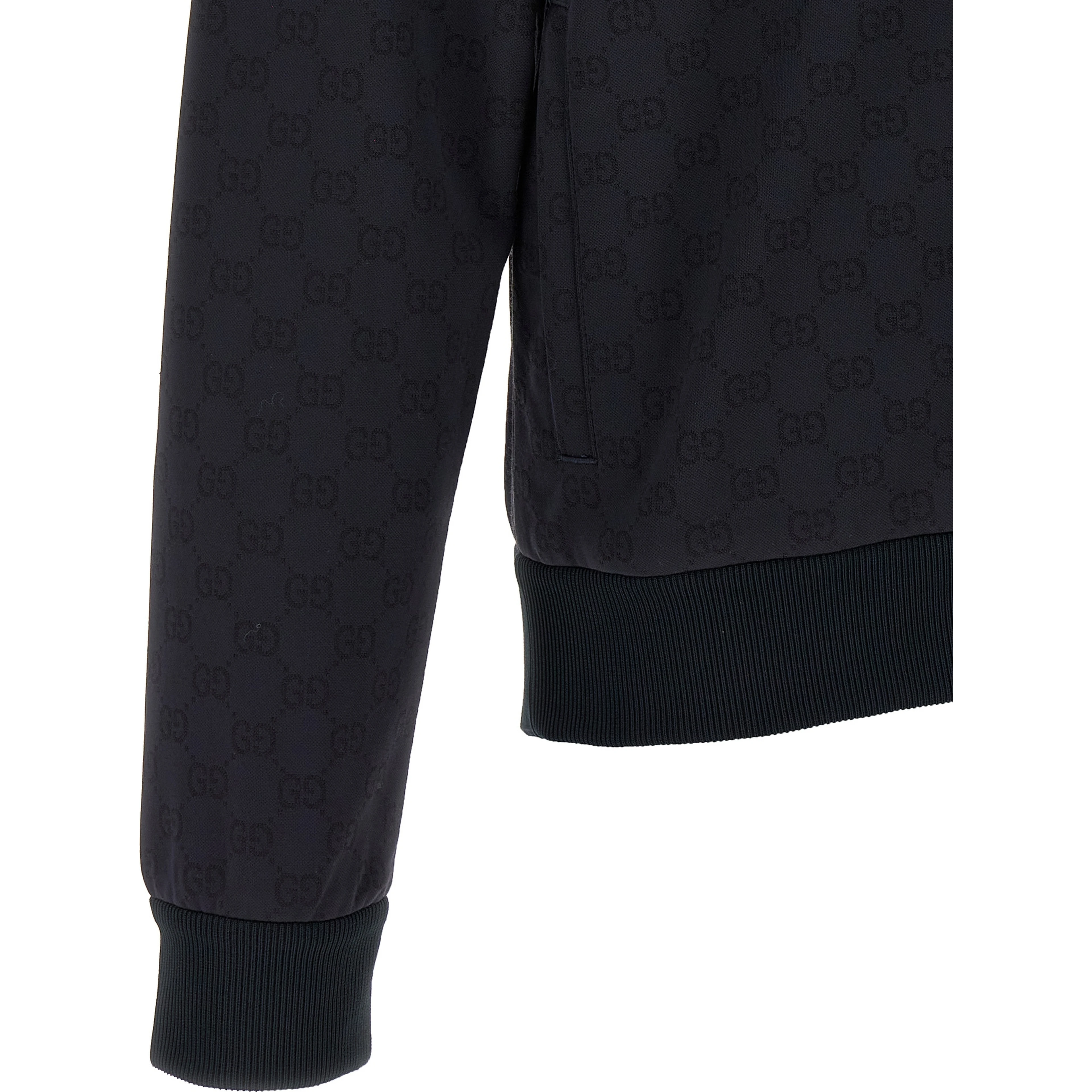 Blue Polyamide Sweatshirt
