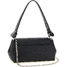 Black Polyethylene Shoulder Bag