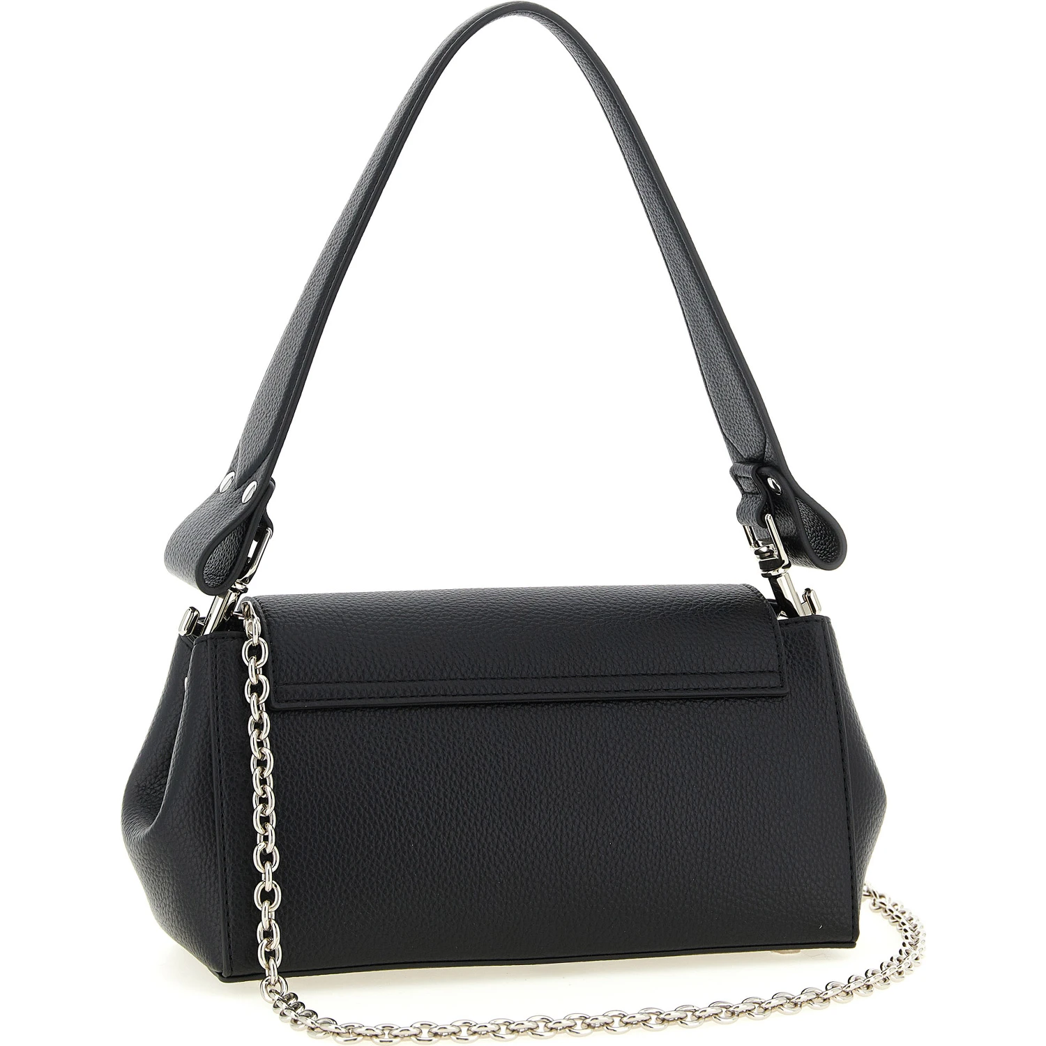 Black Polyethylene Shoulder Bag