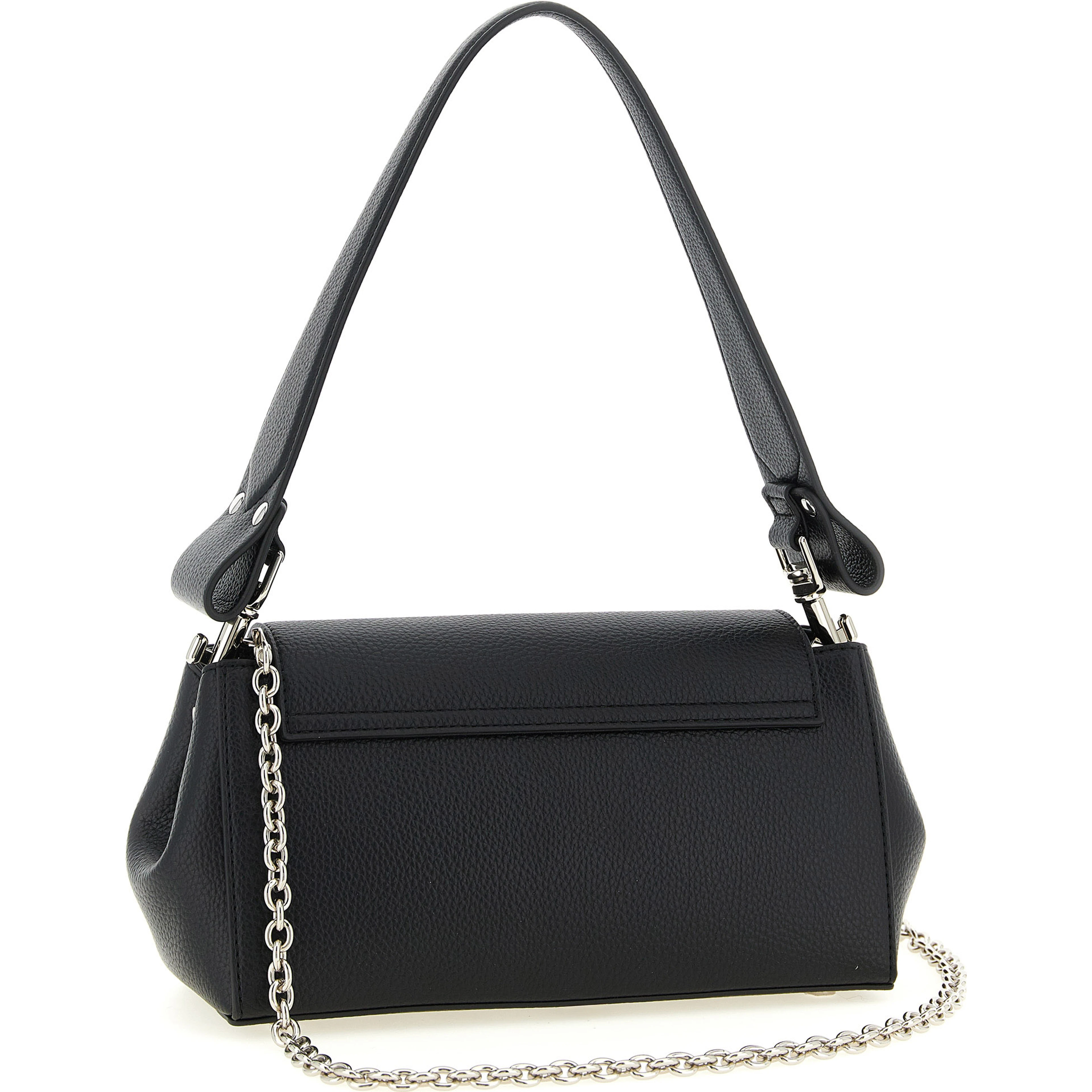 Black Polyethylene Shoulder Bag