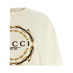 White Cotton Sweatshirt