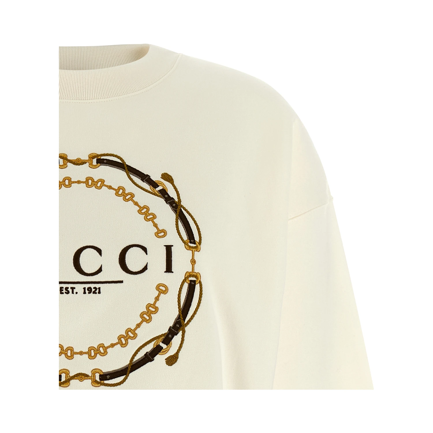 White Cotton Sweatshirt