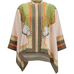 Multicolor Silk Shirt