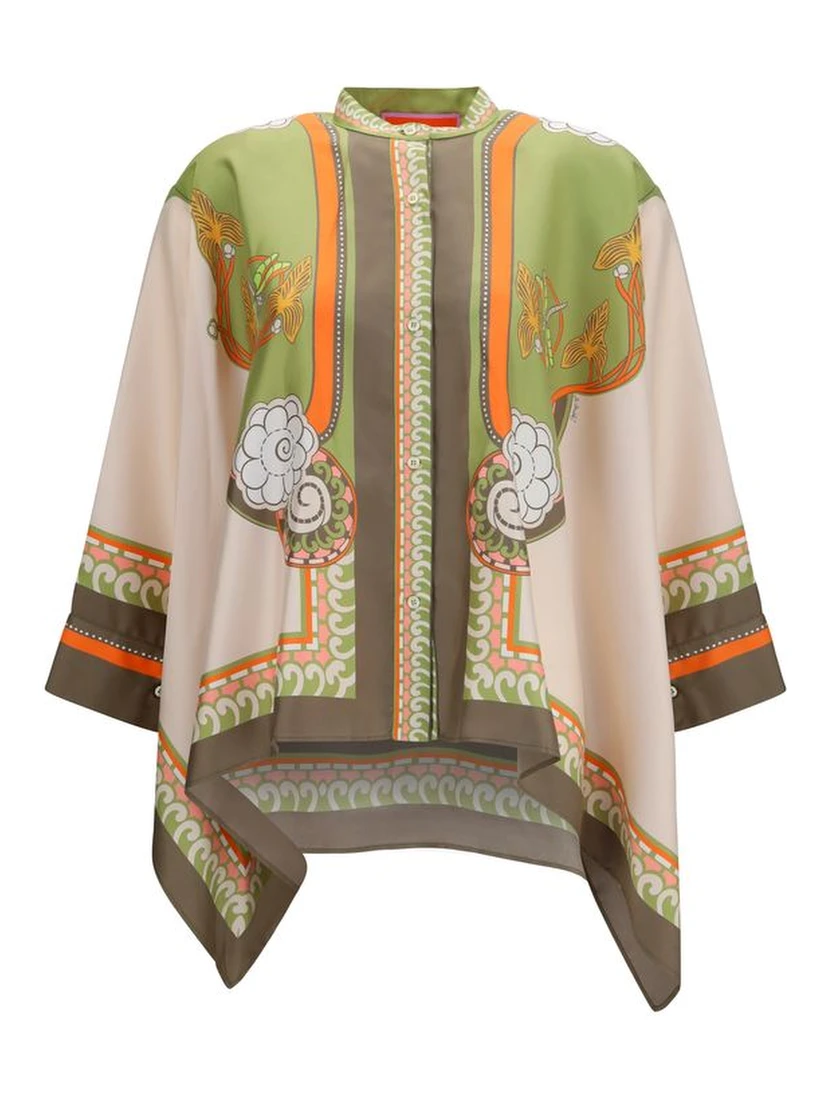 Multicolor Silk Shirt