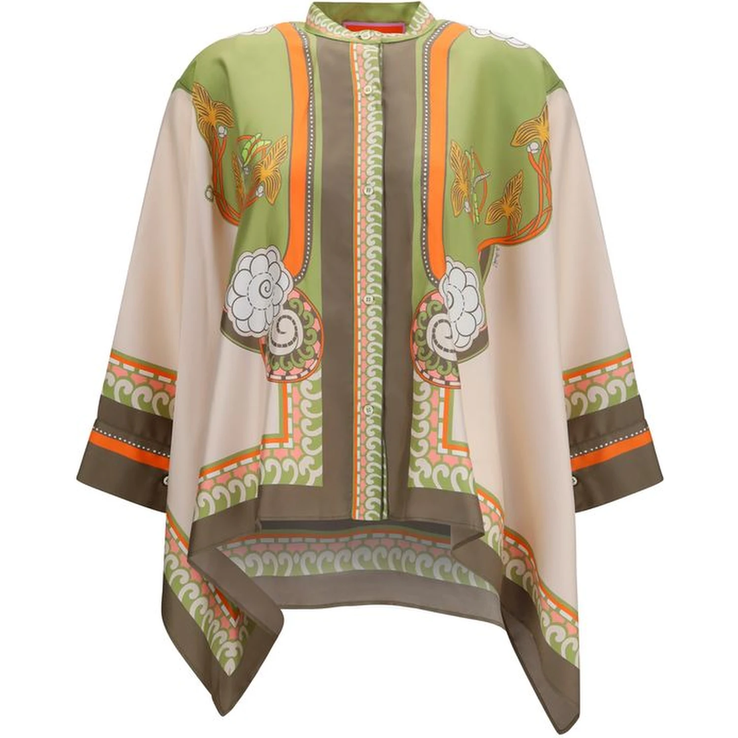 Multicolor Silk Shirt