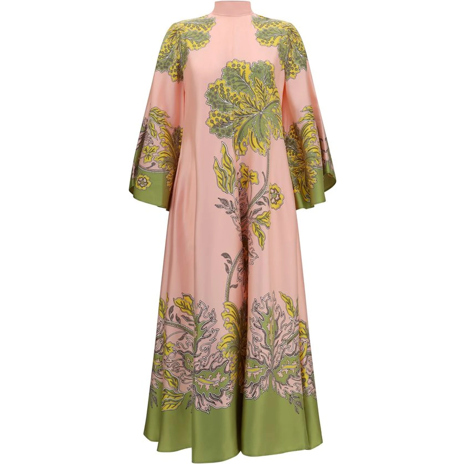Multicolor Silk Casual Dress