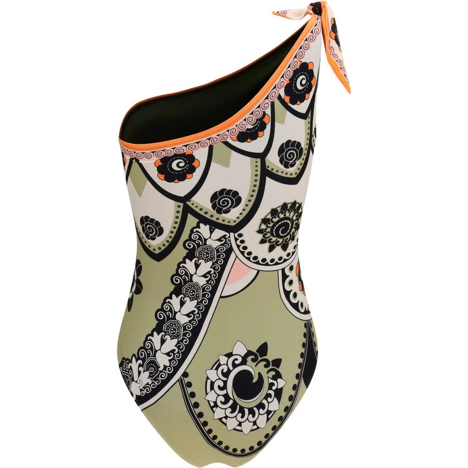 Multicolor Polyamide One-Piece Swimsuit