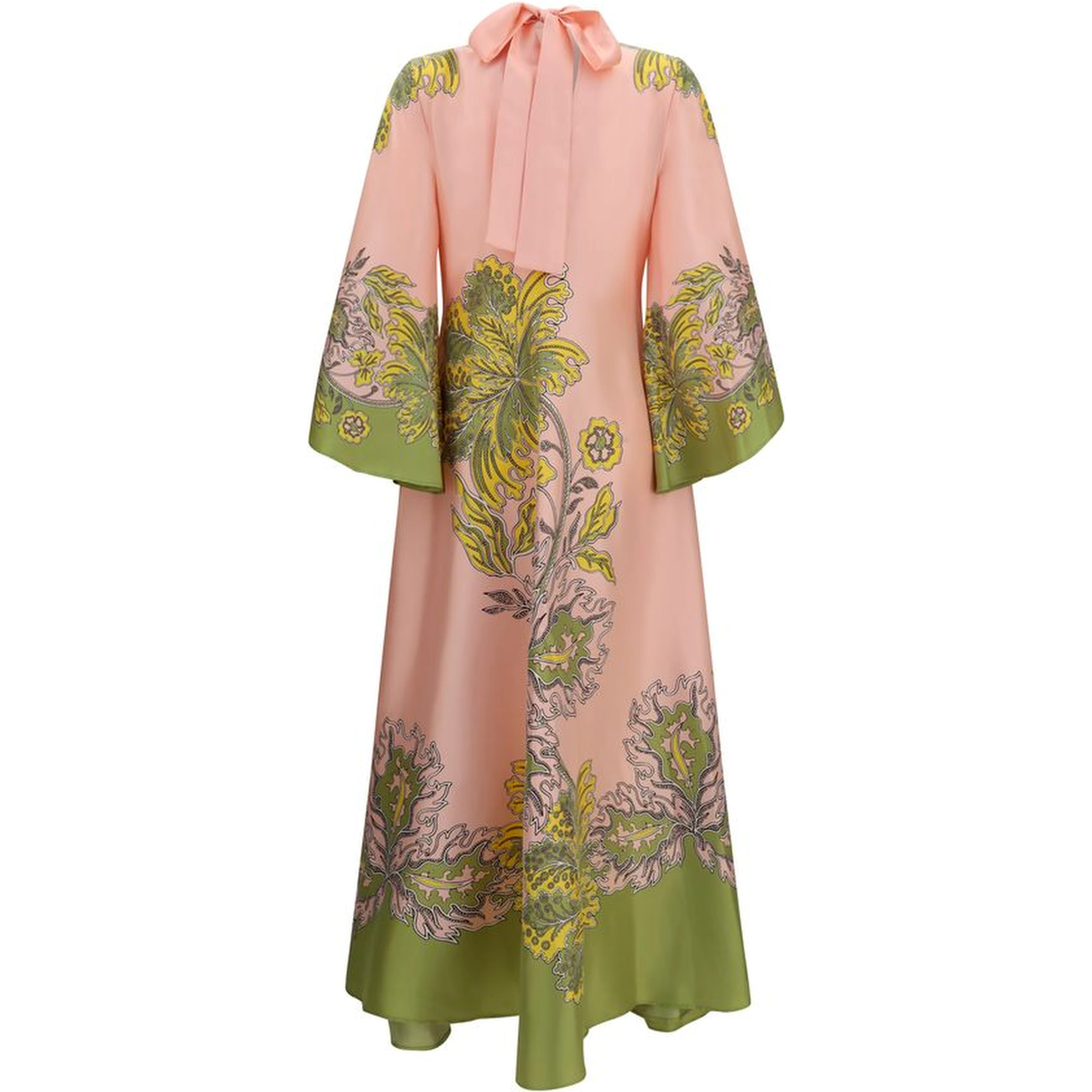 Multicolor Silk Casual Dress
