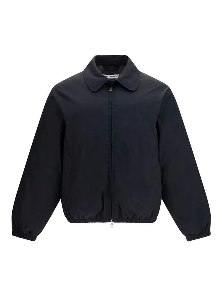 Black Goose Down Full-Length Jacket
