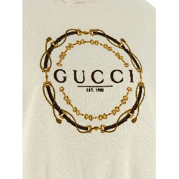 White Cotton Sweatshirt