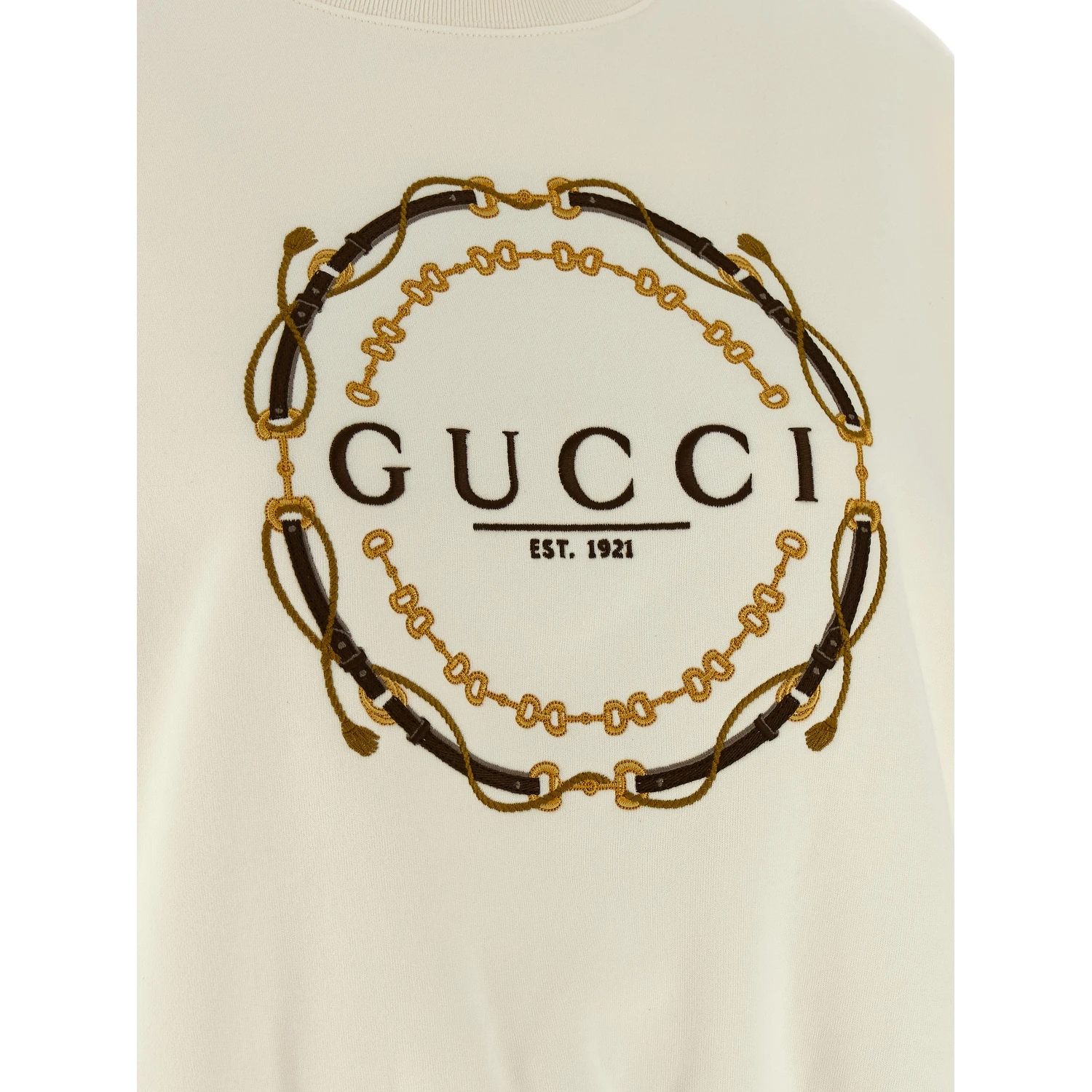 White Cotton Sweatshirt