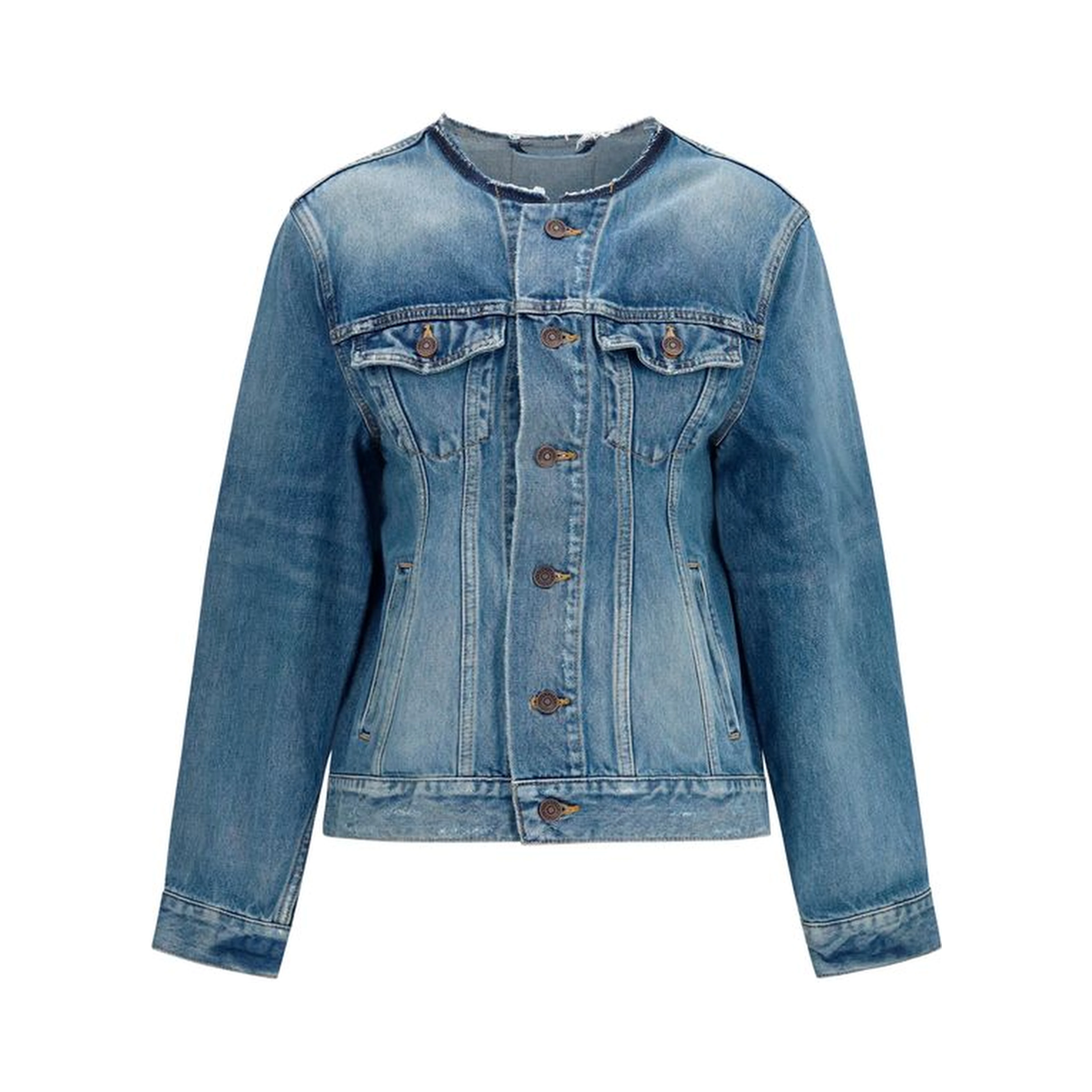 Blue Wool Oves Aries Denim Jacket