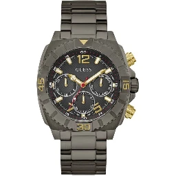 Gray Stainless Steel Dress Watch