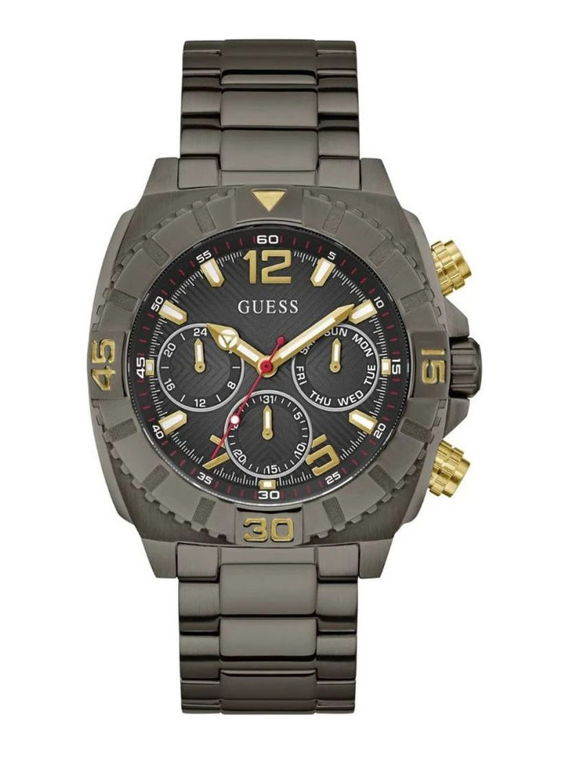Gray Stainless Steel Dress Watch