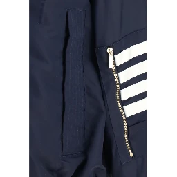 Black Cotton Shell Jacket