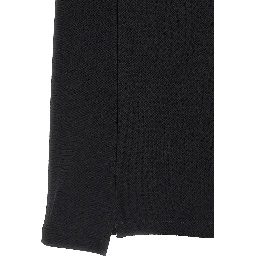 Black Cotton Polo Shirt