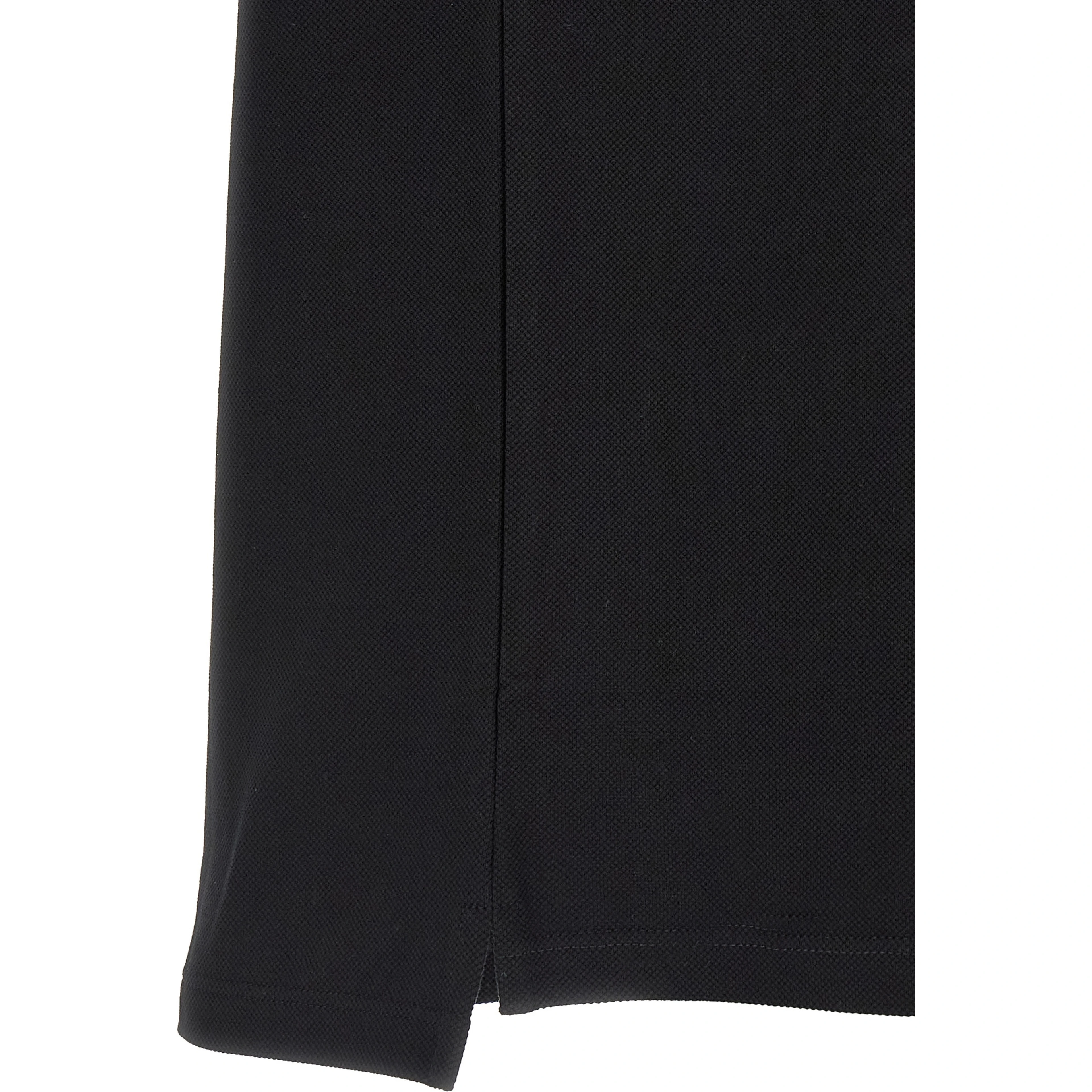 Black Cotton Polo Shirt