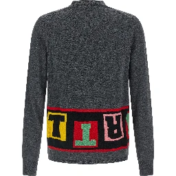 Gray Acetate Cardigan