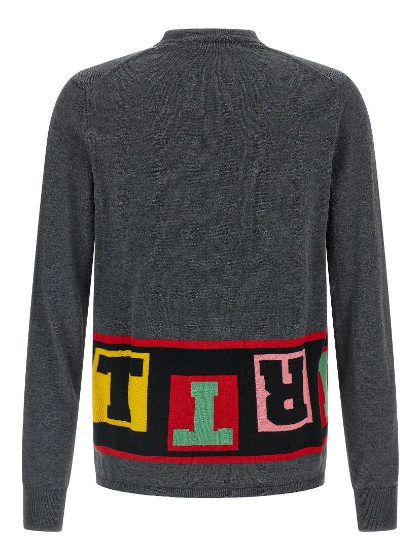 Gray Acetate Cardigan