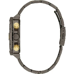 Gray Stainless Steel Dress Watch