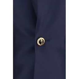 Blue Wool Oves Aries Casual Dress