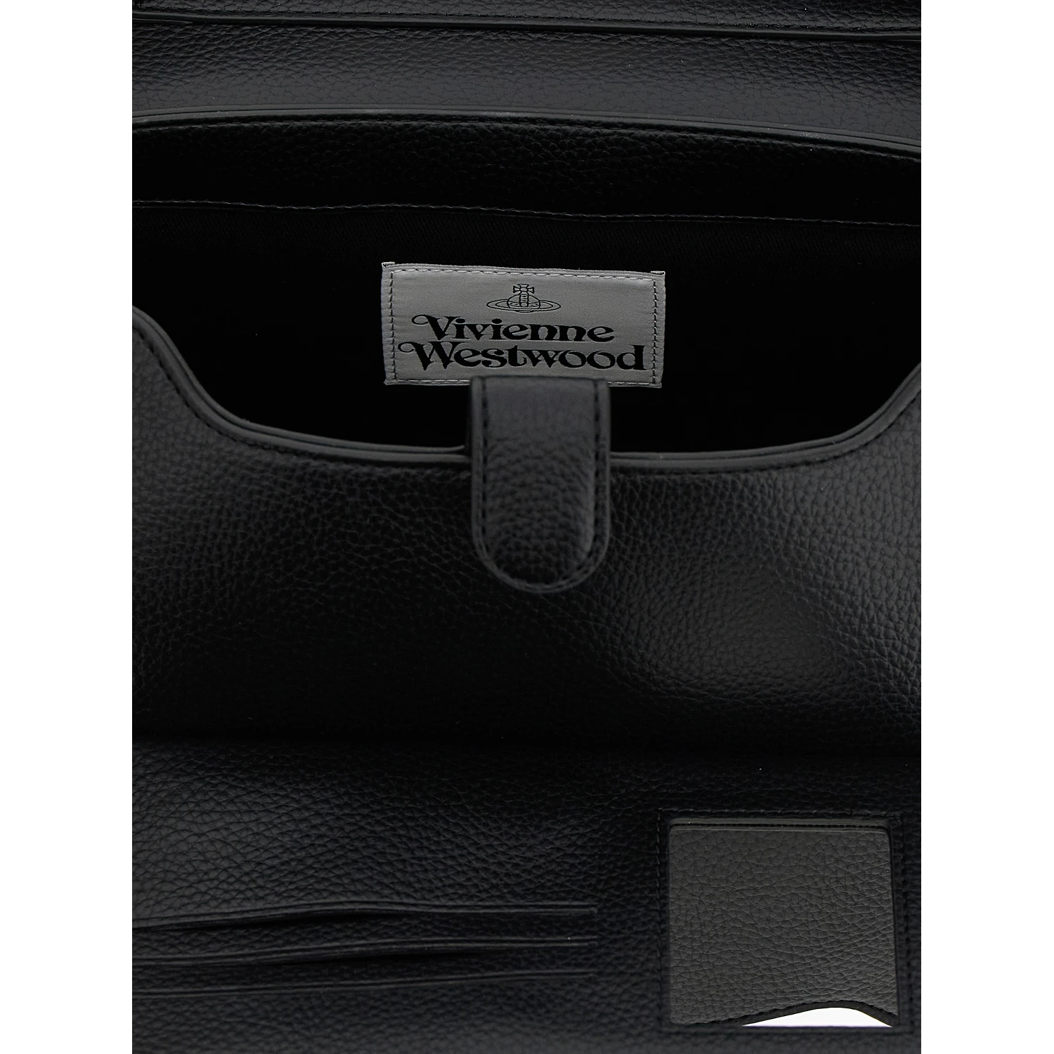 Black Polyethylene Shoulder Bag
