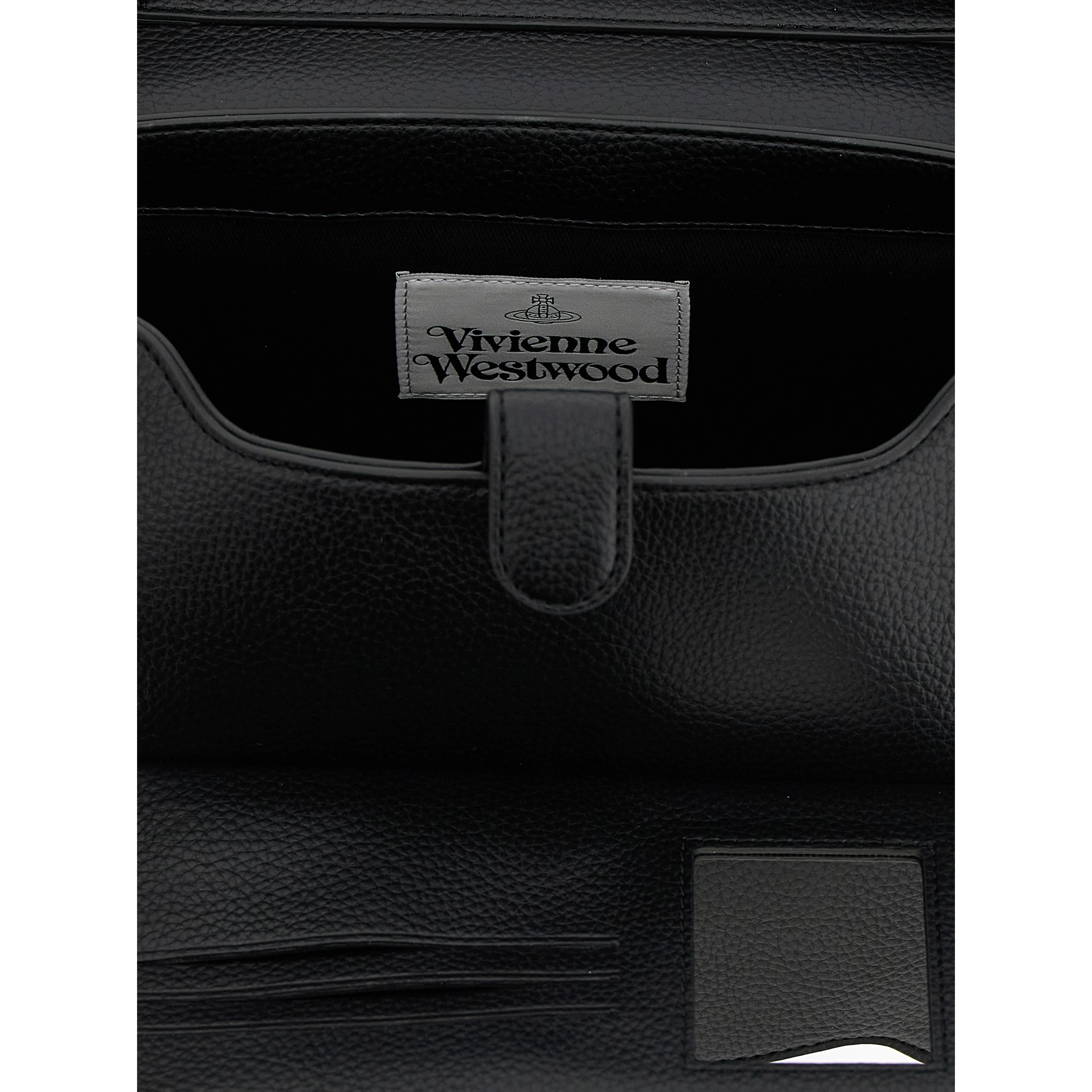 Black Polyethylene Shoulder Bag