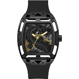 Black Synthetic Dress Watch