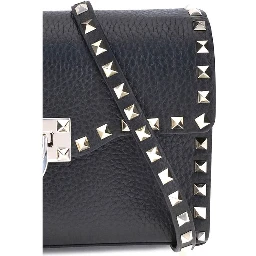Black Calf Leather Bos Taurus Shoulder Bag