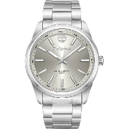 Gray Stainless Steel Dress Watch