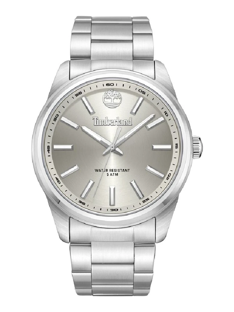 Gray Stainless Steel Dress Watch