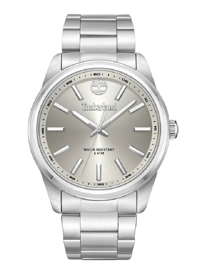 Gray Stainless Steel Dress Watch