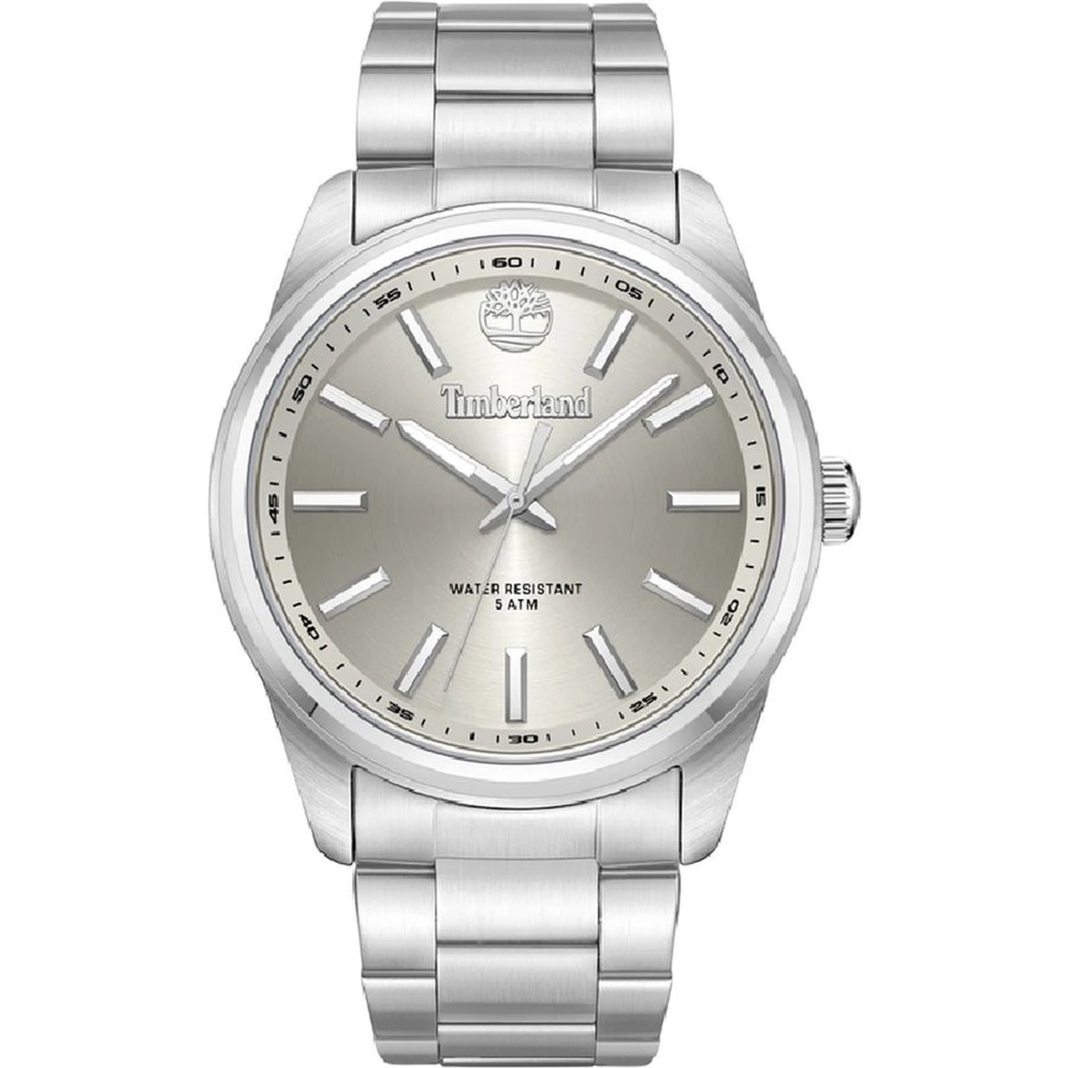 Gray Stainless Steel Dress Watch