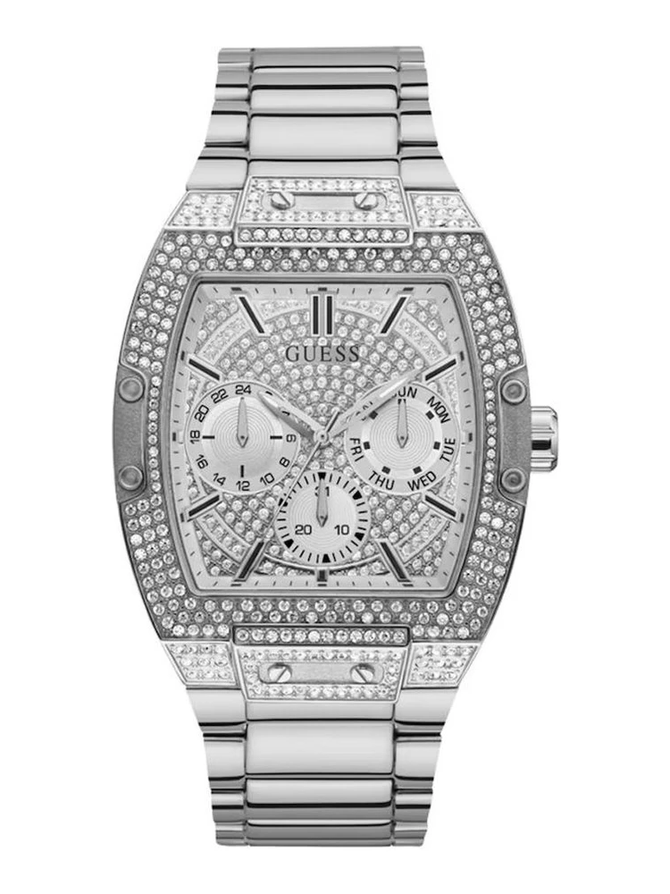 Gray Stainless Steel Dress Watch