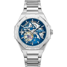 Gray Stainless Steel Dress Watch