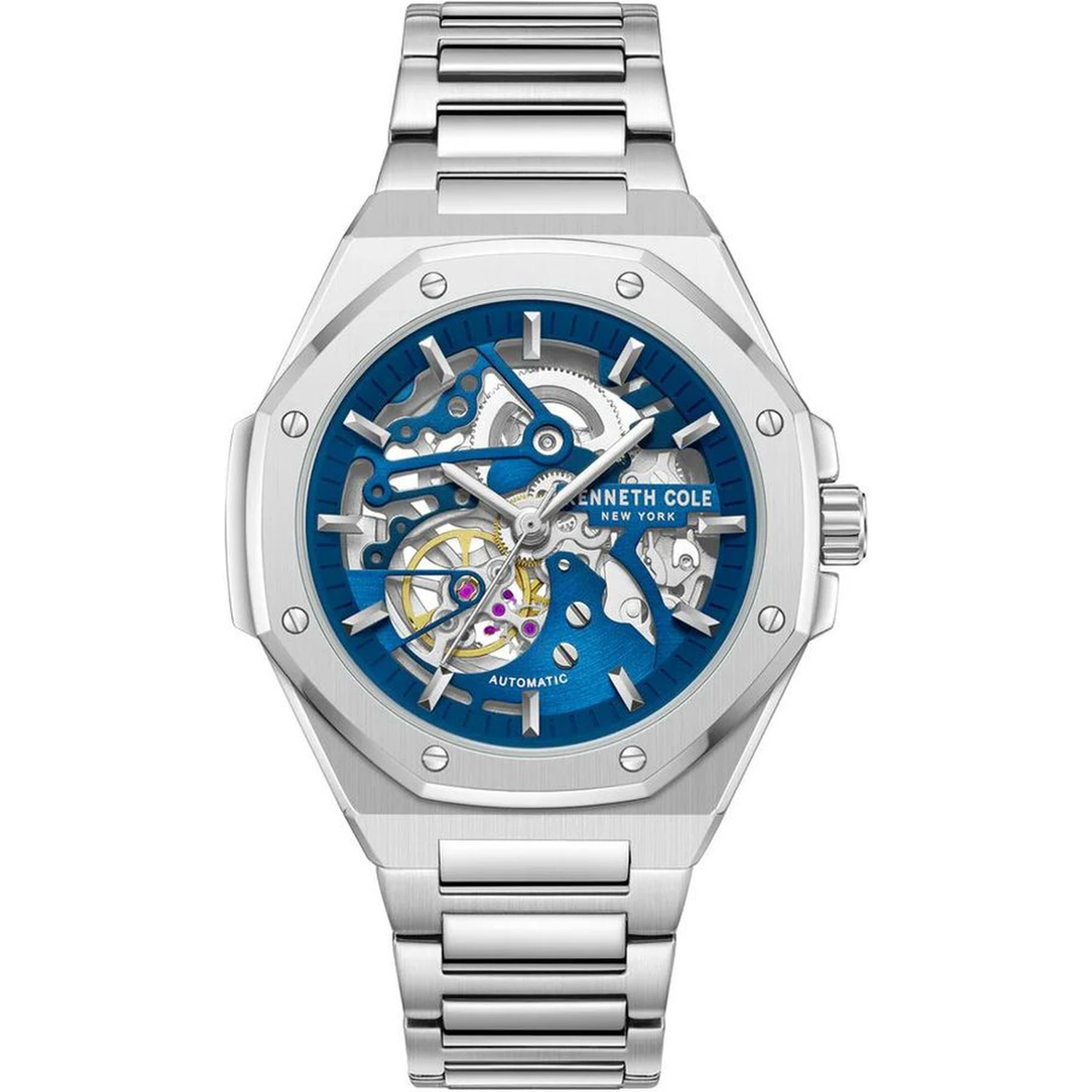 Gray Stainless Steel Dress Watch
