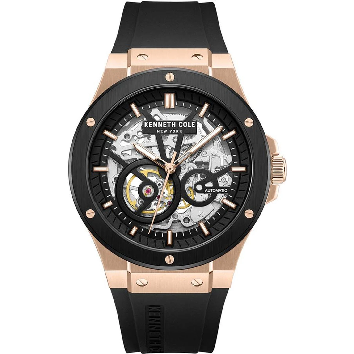 Black Synthetic Dress Watch