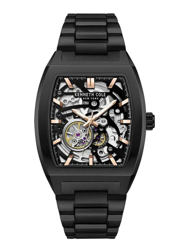 Black Stainless Steel Dress Watch