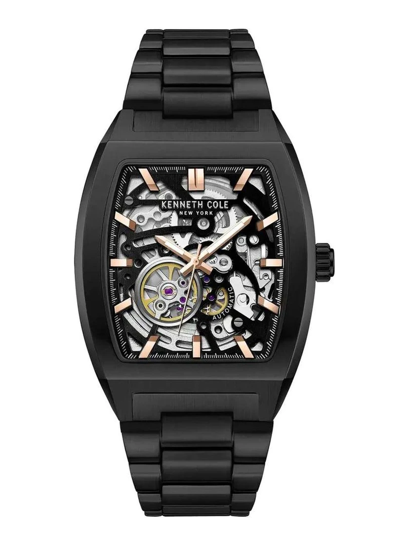 Black Stainless Steel Dress Watch