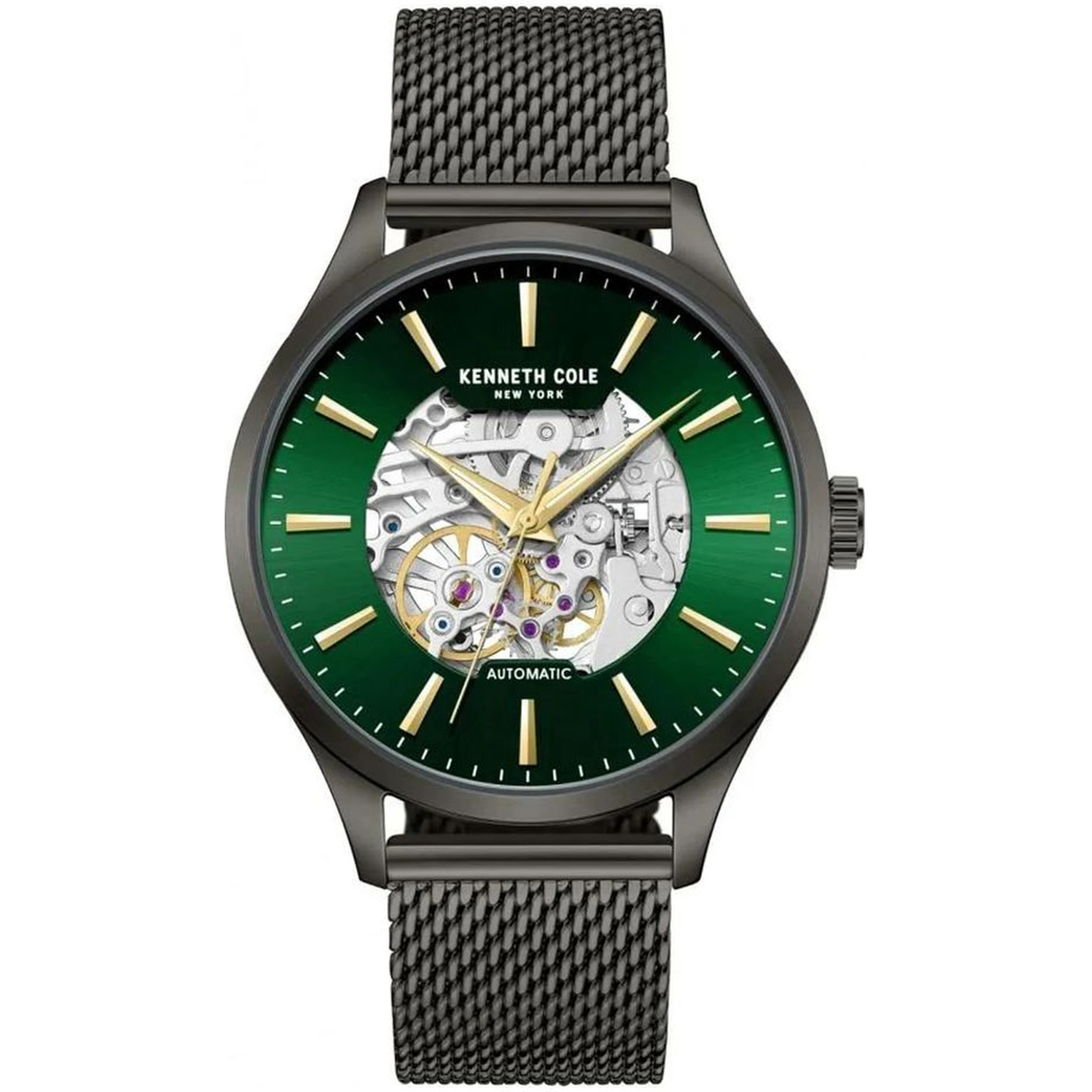 Gray Stainless Steel Dress Watch