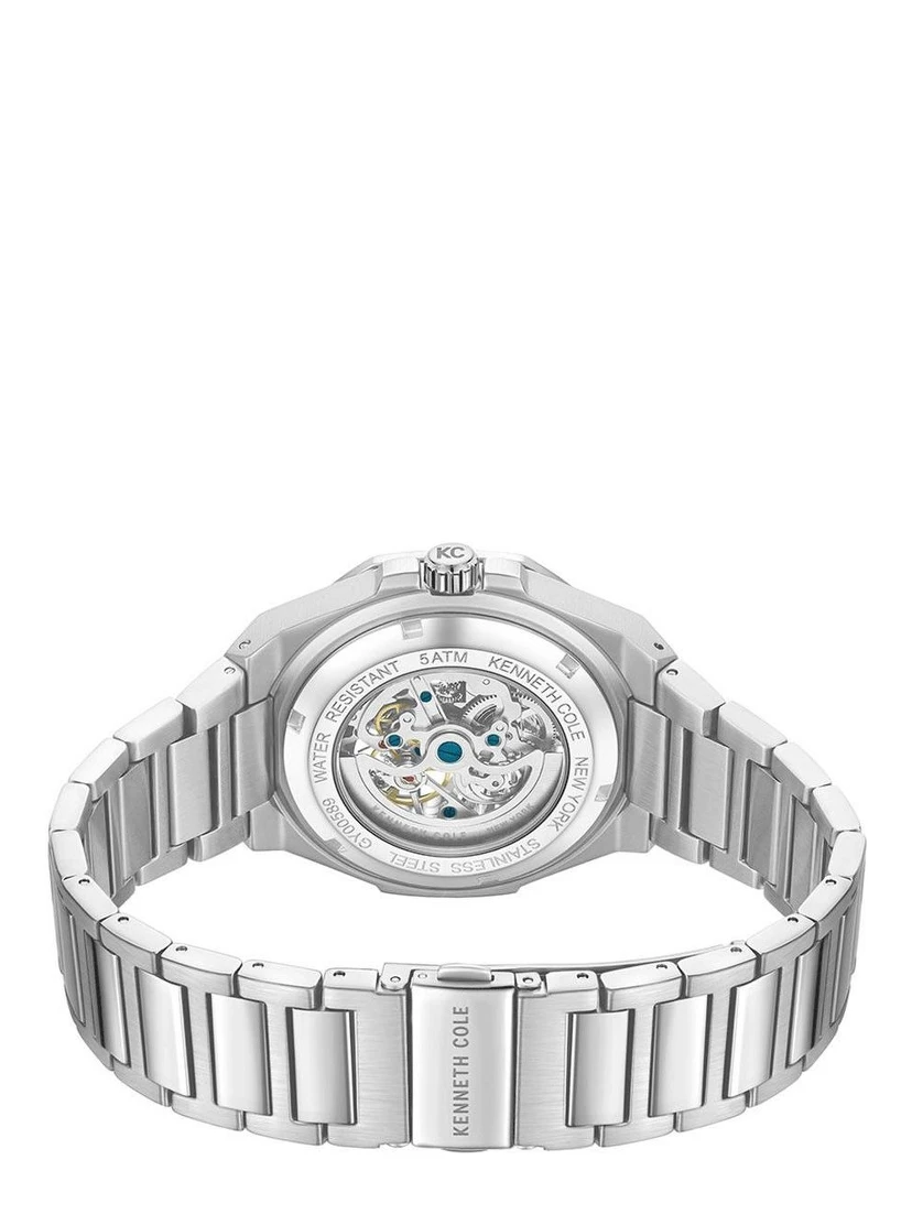 Gray Stainless Steel Dress Watch