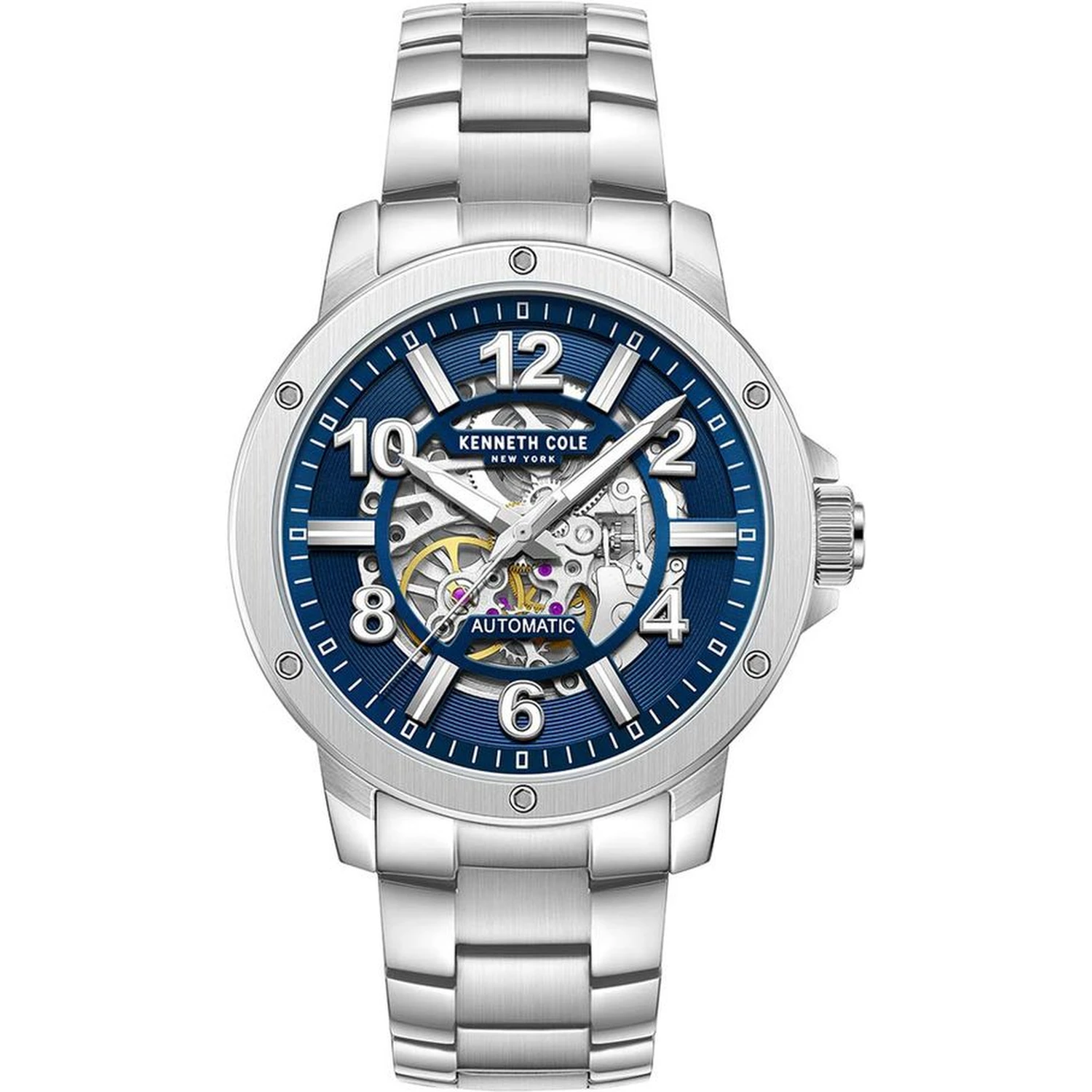 Gray Stainless Steel Dress Watch
