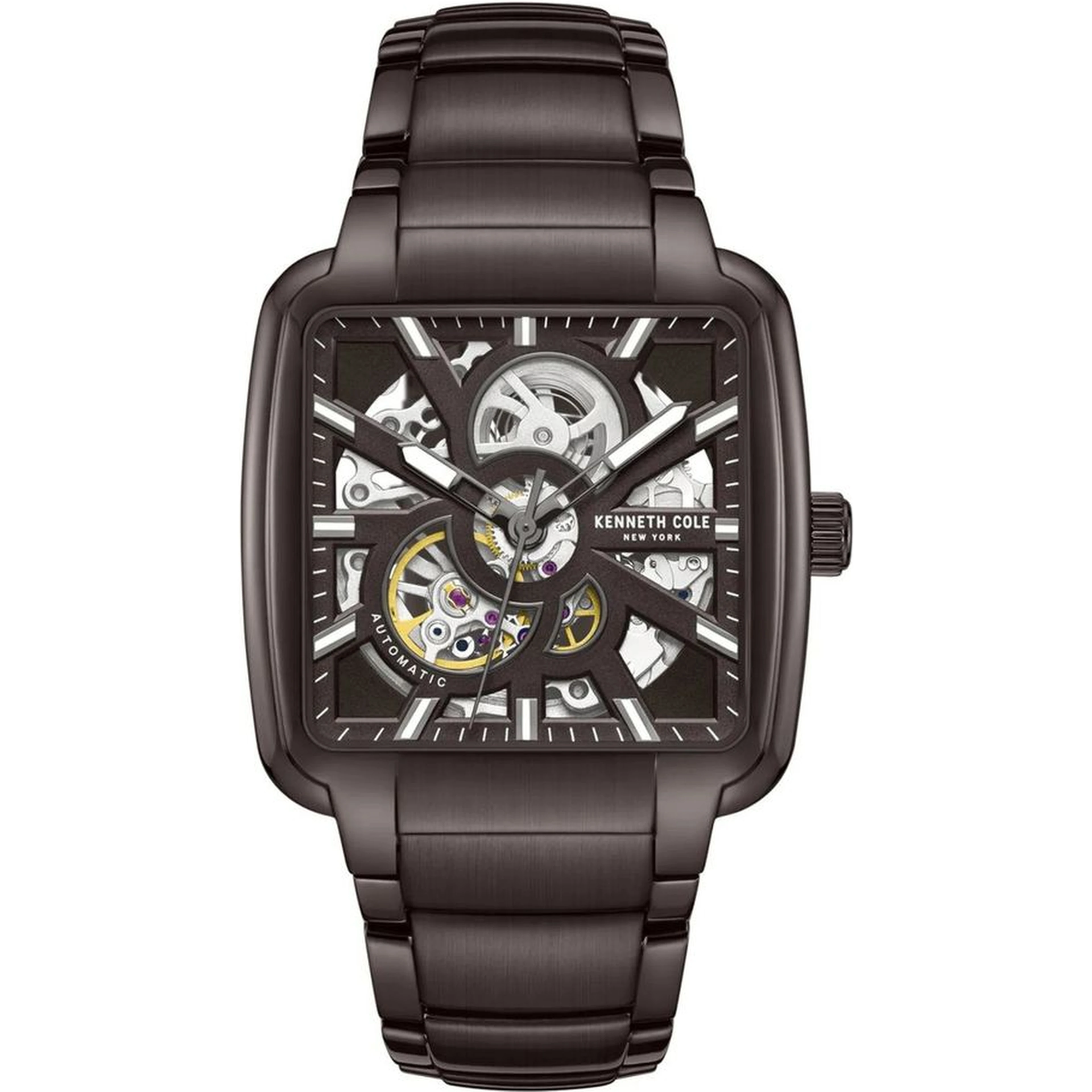 Brown Stainless Steel Dress Watch